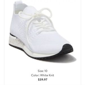14th and union tennis shoes. White size 9 and a half.
